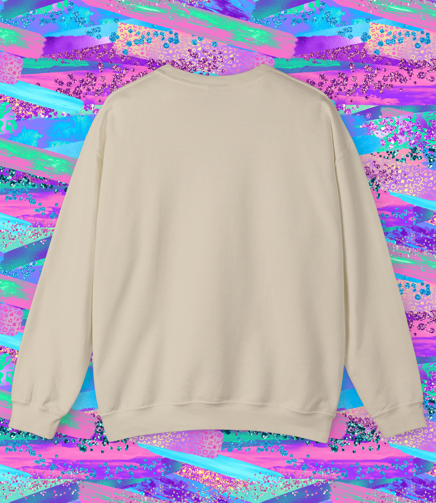 90s Vibe Custom Pet Sweatshirt - Unisex Heavy Blend™ Crewneck