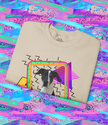 90s Vibe Custom Pet Sweatshirt - Unisex Heavy Blend™ Crewneck