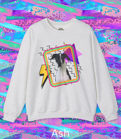 90s Vibe Custom Pet Sweatshirt - Unisex Heavy Blend™ Crewneck