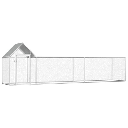 NNEVL Chicken Coop 5x1x1.5 m Galvanised Steel