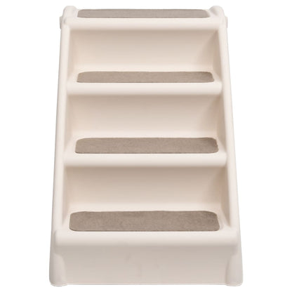 NNEVL Folding Dog Stairs Cream 62x40x49.5 cm