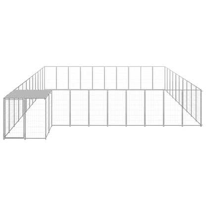 NNEVL Dog Kennel Silver 31.46 m² Steel