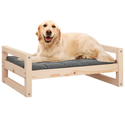 NNEVL Dog Bed 75.5x55.5x28 cm Solid Pine Wood