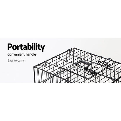 NNEDSZ 36inch Pet Cage - Black