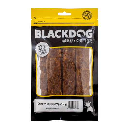 Blackdog Chicken Jerky Straps 150g